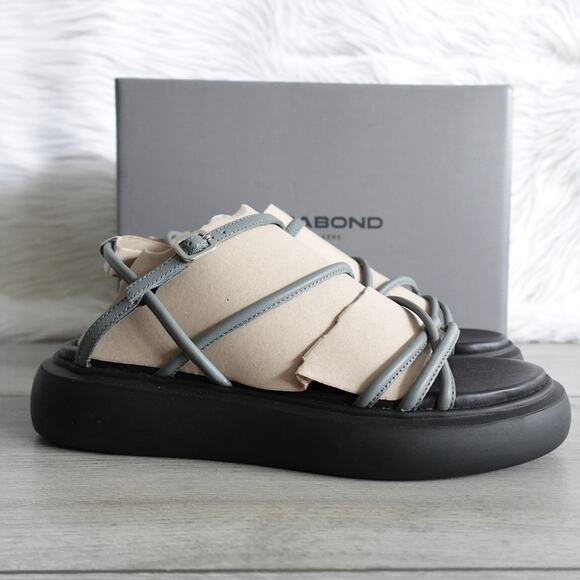 Vagabond Blenda Strappy Platform Sandals Ash Blue size 38 - Picture 5 of 13